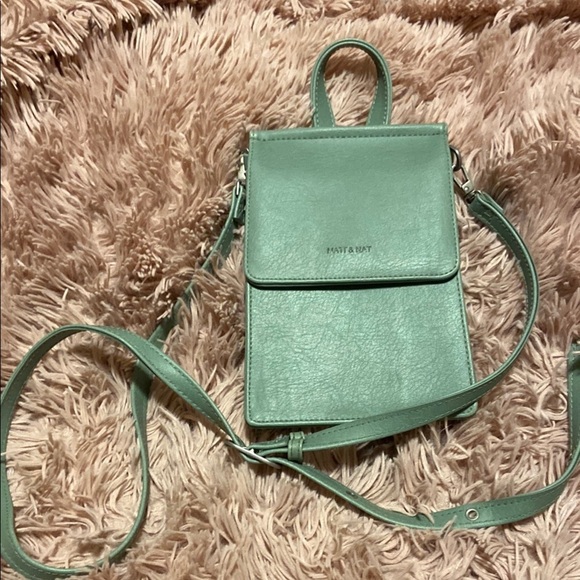 Matt & Nat Handbags - Matt & Nat Mint Green Crossbody Bag – Minimalist & Eco-Friendly Chic